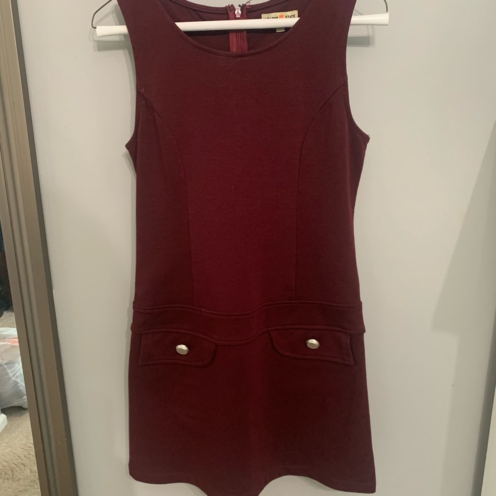 Maroon Altard State Mini Dress
